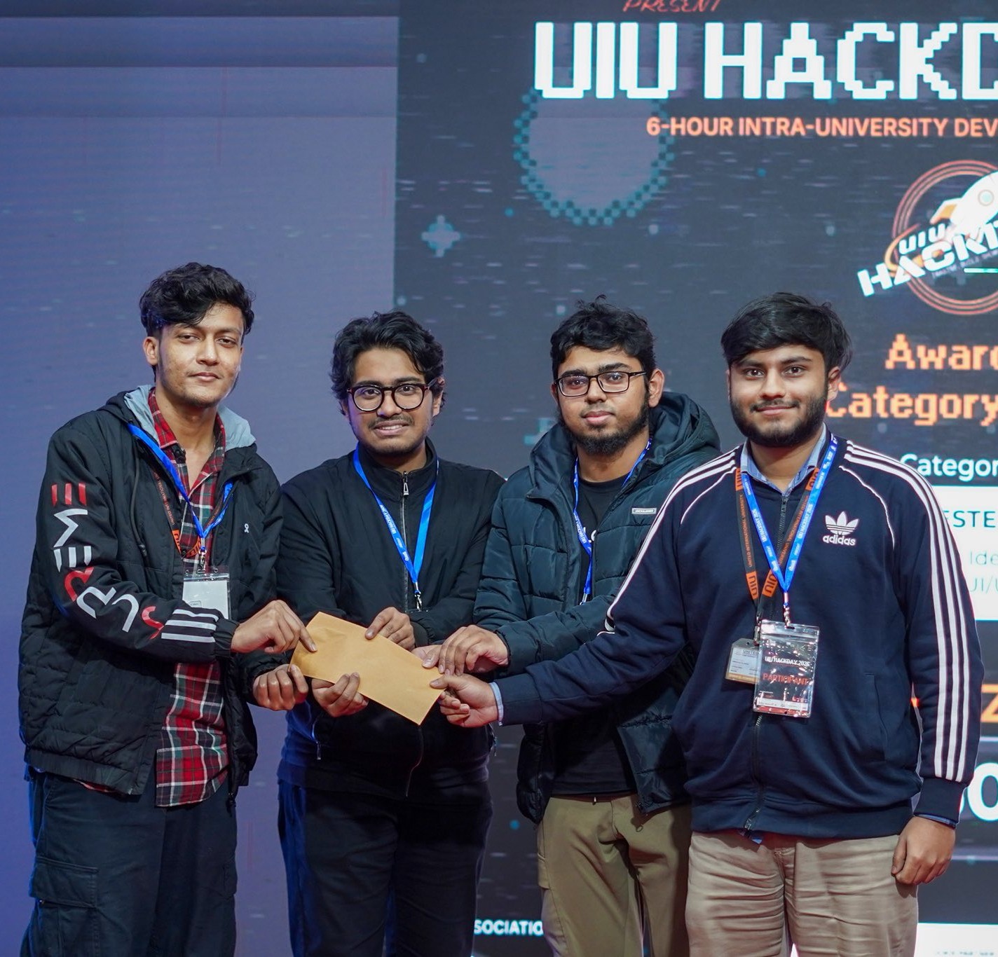 The Quiet Game - UIU HackDay 2026 Team Photo